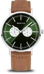 Bering Quarzuhr Bering 14240-508 Herrenuhr Classic Chronograph 40mm 3ATM Bering