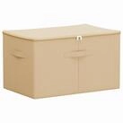 vidaXL Aufbewahrungsbox Aufbewahrungsbox 2 pcs Creme 60 x 43 x 35 cm Vliesstoff...