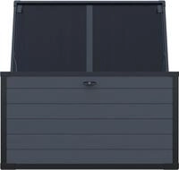 WESTMANN Kissenbox Kunststoff-Gartenbox XXL Silva 570l, Anthrazit, 74x150x66cm,
