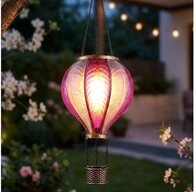 GLOBO LIGHTING LED Solarleuchte, LED-Leuchtmittel fest verbaut, Warmwei&szlig;,...