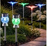 GLOBO LIGHTING LED Solarleuchte, LED-Leuchtmittel fest verbaut, Kaltwei&szlig;,