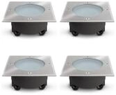 SSC-LUXon LED Gartenstrahler Bodeneinbaustrahler VIROK mit klarem & milchigem...