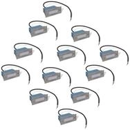 vidaXL LED Einbaustrahler LED-Wandeinbauleuchten f&uuml;r Treppen 12 Stk. 44x111x56...