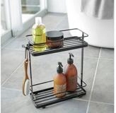 Yamazaki Badregal Tower Standregal Metall klein 2 Ebenen Regal Badezimmer,...