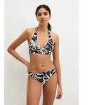 Marc O'Polo Bandeau-Bikini-Top Abstract Floral AOP schwarz L