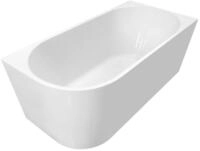Aqualine Eckwanne TIBERA R Stehende Eckbadewanne 170x80cm, wei&szlig;, Aqualine-E1015