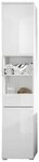 Hochschrank SPICE, Wei&szlig; Hochglanz, B 40 cm x H 199 cm, 2 T&uuml;ren, 1 Schublade