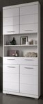 Inn.Furn Hochschrank Shawn (Badschrank in wei&szlig; Hochglanz, 4-t&uuml;rig, 74 x 191...
