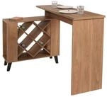 MCW Bartisch MCW-M45-B, Mit Weinregal