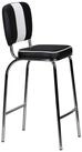 FINEBUY Barhocker SuVa2790_1 American Diner Barstuhl 50er Jahre Retro Stuhl US...