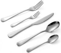 ECHTWERK Besteck-Set Tafelbesteck &bdquo;Grado&ldquo; 30tlg. (30-tlg), 6 Personen, Edelstahl