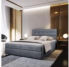 Masseno Boxbett GLOS 160x200 cm mit Bonell Matratze und Topper