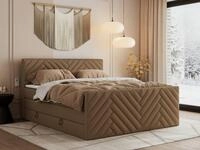 MKS M&Ouml;BEL Boxspringbett PARIS KING DUO (Packung, Set, Zwei Bettk&auml;sten, Topper