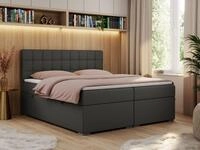 MKS M&Ouml;BEL Boxspringbett CARMEN (Set, Packung, T30-Schaum, Topper T25/Visco,