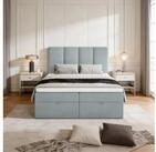 MARPUR Boxspringbett MALMO (Boxspringbett mit Bettkasten und Kopfteil, F&uuml;&szlig;e,