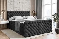 ALTDECOR Boxspringbett BOXI8-Z KING (Multipocket-Matratze H4, H3 Matratze