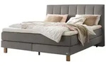 HASENA Boxspringbett grau 163 cm x 214 cm
