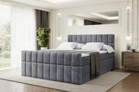 ALTDECOR Boxspringbett MIAMI-Z KING (Multipocket-Matratze H4, H3 Matratze