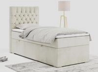 MKS M&Ouml;BEL Boxspringbett PERA (Set, Packung, Topper T25/Visco, T30-Schaum,