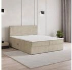 Masseno Boxbett NIRA 180x200 cm mit Bonell Matratze und Topper