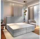 Masseno Boxbett GIARRO 160x200 cm mit Bonell Matratze und Topper, Doppelbett,