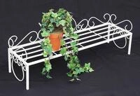DanDiBo Blumenhocker Blumenregal Metall 75 cm Blumenst&auml;nder Mi Blumentreppe,