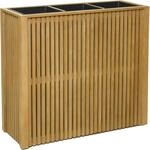 VIVANNO Pflanzk&uuml;bel Holz ELEMENTO Kasten - Hellbraun Maserung (1 St), 83x32x75...