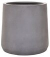 VIVANNO Blumentopf Fiberglas VEKRA Rund - Betongrau Beton-Design (1 St), 42x40...