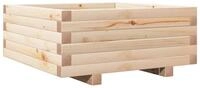 vidaXL Blumentopf Pflanzk&uuml;bel 60x60x26,5 cm Massivholz Kiefer (1 St)