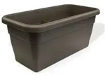 Heimwerkercenter Blumentopf MePla Blumentrog - 80x39 cm - Taupe grau 80 cm x 34...