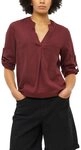 s.Oliver Shirtbluse krempelbar, k&uuml;hlender Leinenmix