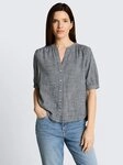 TOM TAILOR Kurzarmbluse Blusen & Shirts Bluse aus Baumwolle