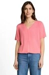 TOM TAILOR Kurzarmbluse Blusen & Shirts Bluse aus Viskose