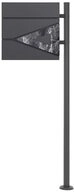 ML-DESIGN Standbriefkasten Wandbriefkasten Briefkasten Postkasten mit Zeitungsfach