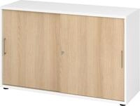 HAMMERBACHER Aktenschrank Schiebet&uuml;rschrank Derie 9 2 OH BxTxH 120x40x74,8cm...