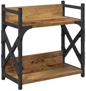 vidaXL Druckertisch Druckerst&auml;nder Altholz 40 x 20 x 40 cm Holzwerkstoff (1-St)