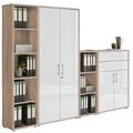 BMG M&ouml;bel Aktenschrank Office Edition (Set 22, B&uuml;roschrank abschlie&szlig;bar mit