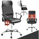 Casaria B&uuml;rostuhl (2 St), Ergonomisch Atmungsaktiv 110kg Belastbarkeit