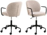 ACTONA GROUP Schreibtischstuhl Patricia, Schreibtischstuhl, beige 60, 5 Stern