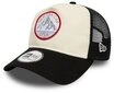 New Era Baseball Cap New Era NE Washed 9Forty A-Frame Trucker Cap Beige Schwarz