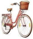 bergsteiger Cityrad Marseille 26 Zoll, 28 Zoll Damenfahrrad, ab 150 cm, Korb aus