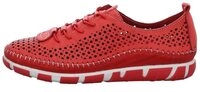 Gemini Gemini - Nappa Schn&uuml;rschuh - Rot Slipper