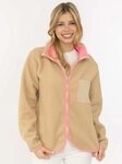 Zwillingsherz Kapuzensweatjacke "Classic" kuscheliges Teddy-Fleece,...