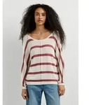 Pepe Jeans Strickpullover ALBERTA im Streifen-Design, locker geschnitten rosa L...