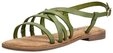 Lazamani Lazamani Sandalen Leder/Textil Riemchensandale