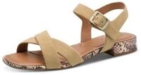 Tamaris Sandalette Blockabsatz, Sommerschuh, Riemchensandale mit Kreuzbandage