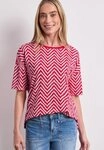 STREET ONE T-Shirt aus strecthigem Viskosematerial