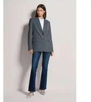 MADELEINE Kurzblazer Legerer Longblazer mit dezentem Karomuster