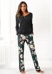 s.Oliver Pyjama (Set, 2 tlg) mit gebl&uuml;mter Schlafhose