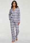 Vivance Dreams by Lascana Pyjama (Set, 2 tlg) aus kuschelig weichem Flanell